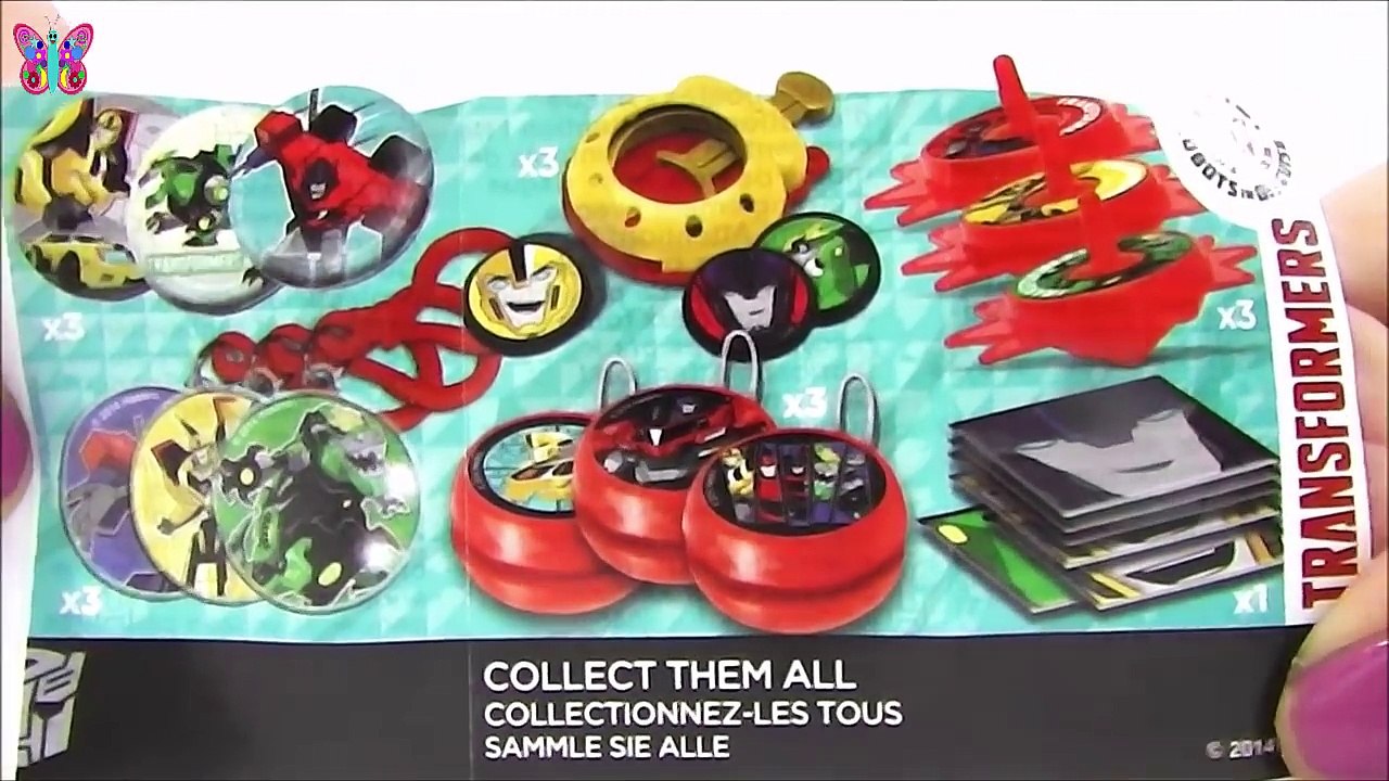 Huevo kinder en español y huevos sorpresa de transformers, la película