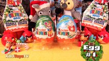 ★2 GIANT Kinder Surprise Eggs for Christmas, Santa Claus, Reindeer and Presents Part 2