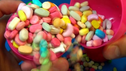 A lot of candy!!! Surprise eggs Disney Cars SpongeBob Peppa Pig TROLLS Minions Compilation