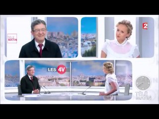 Jean-Luc Mélenchon invité à "Les 4 Vérités" sur France 2 le 31/05/2017