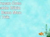 DELEY Mujeres Una Pieza Entrecruzan Color Sin Respaldo Bikini Trajes De Baño Monokini