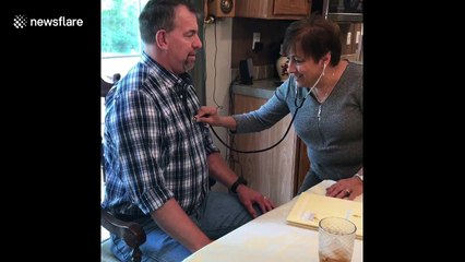 Mum hears her dead son's heartbeat in man who received it