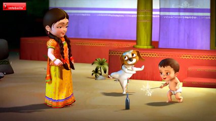 தீபாவளி Deepavali Song _ Tamil Rhymes for Children _ Infobells-v2