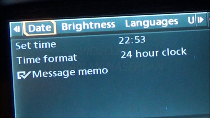 BMW 5 SERIES E60 НАСТРОЙКА ВРЕМЕНИ И ДАТЫ.