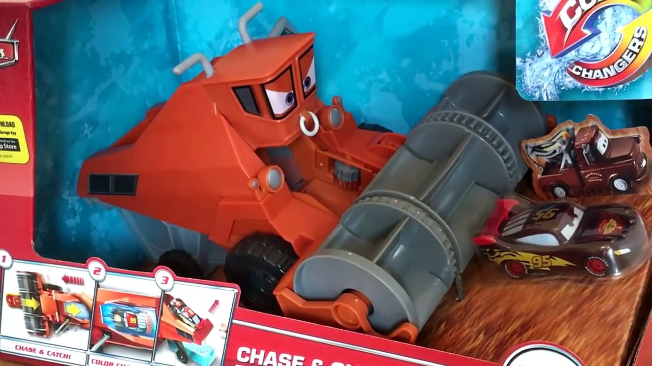 Disney Pixar Cars Frank is Eating Lightning McQueen Color Changers Cars Frank the Combine