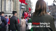 Nu ook pro-Erdogan betoging in België: bekijk hier de beelden van uit Gent
