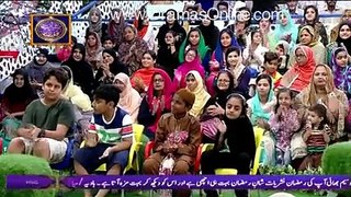 Iqrar-ul-Hassan’s Son Talking During Sehri Transmission