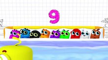 Ten in the Bed 3D Nursery Rhymes Song - Color Crew Babies _ 3D Rhyme