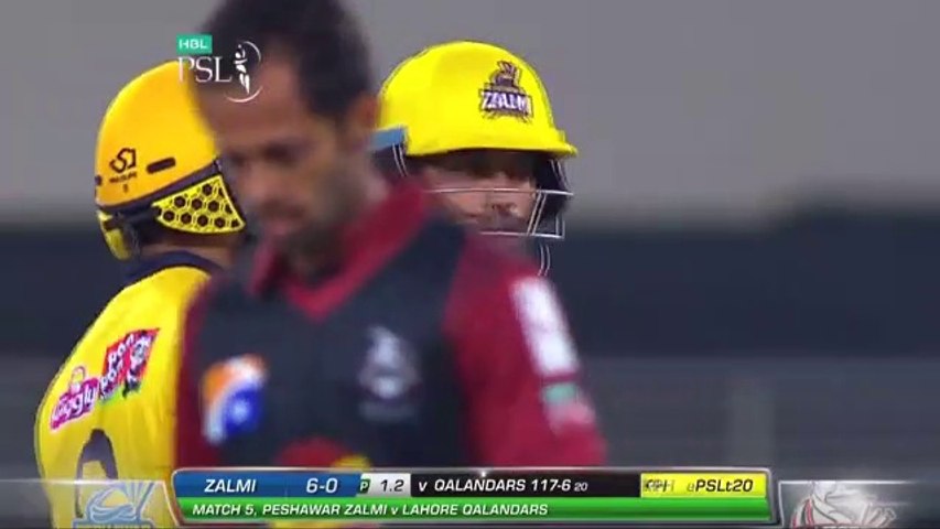 Match 5_ Peshawar Zalmi vs Lahore Qalandars - Tamim Iqbal Batting