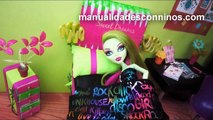 Tour de mi nueva casa de Muñecas Monster High, Barbie y American Girl new   Camas para Mu
