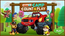 Nick Jr Camp Count and Play - Blaze and the Monster Machines, Bubble Guppies, Paw Patrol e