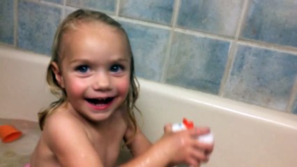 Baby Laughing Hysterically at Daddy's Toy Duck