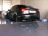 Audi RS4 mit HMS-Tuning Klappenabgasanlage