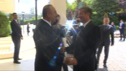 Bakan Çavuşoğlu Slovenya Başbakan Yardımcısı Erjavec'i Kabul Etti