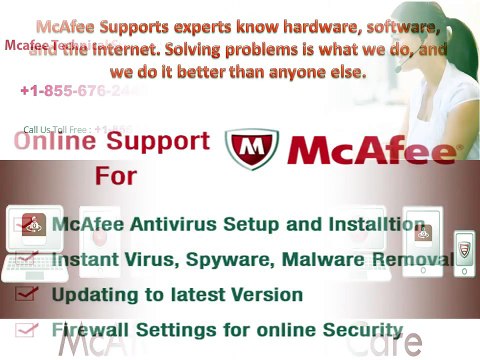Mcafee Helpline Number +1-855-676-2448
