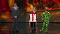 Piff The Magic Dragon - Comedian Makes Christmas Magic with Penn & Teller - America's Got Talent