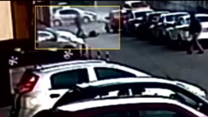 Motosiklet Sürücüsü Havada Böyle Takla Attı