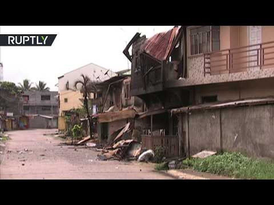 Inside embattled Marawi: Ravaged & abandoned streets as clashes with ISIS-linked militants rage on
