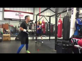 Rios working out for Bradley - esnews boxing