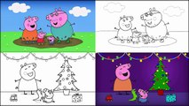 Peppa Pig Coloring Book Pages Rainbow Coloring Compilation Disney Brilliant Color Fun Art