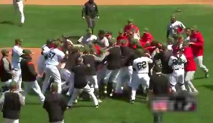 Un match de Baseball dégénère
