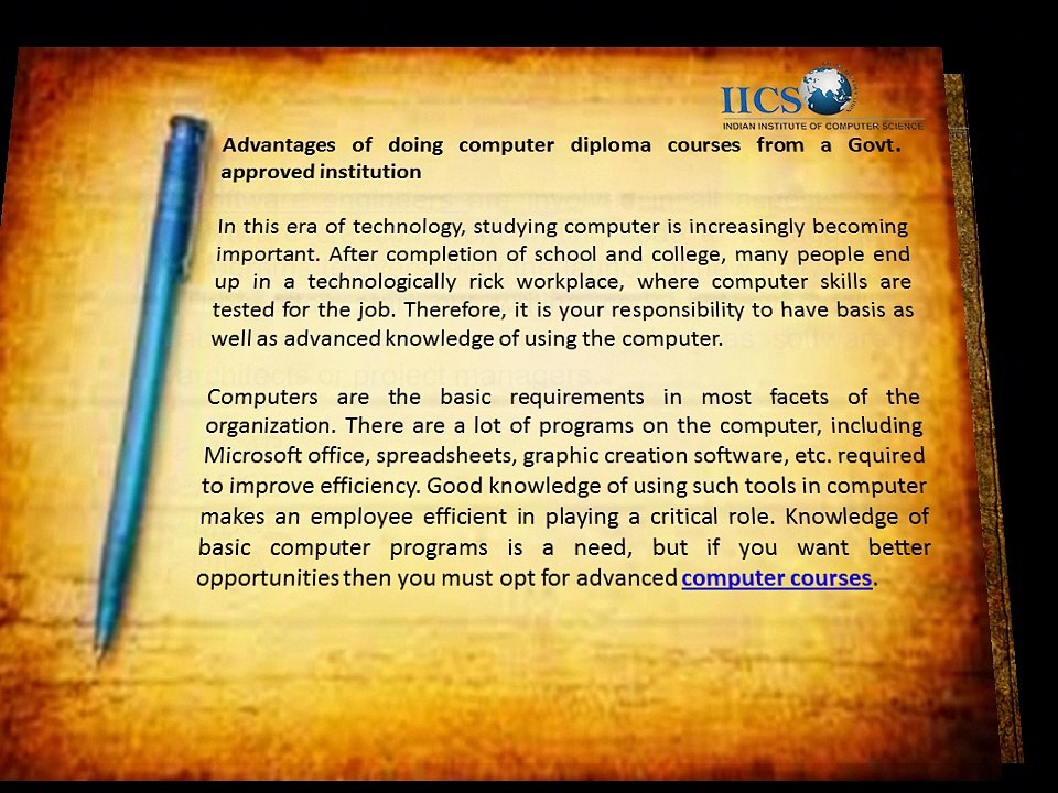 It Training Institutes In Delhi - Indian Institute Of Computer Science
