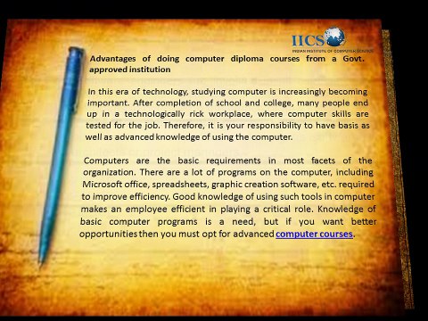 It Training Institutes In Delhi - Indian Institute Of Computer Science