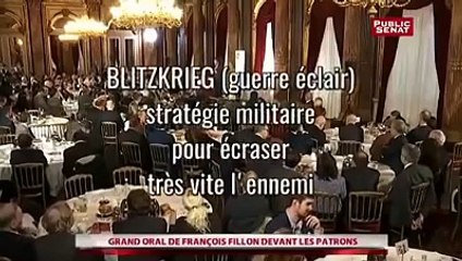 Le discours très flippant de Fillon si il devient président