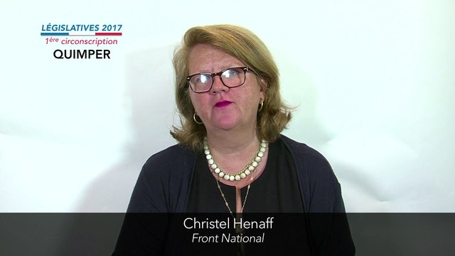 Législatives 2017. Christel Hénaff : 1ere circonscription du Finistère (Quimper)
