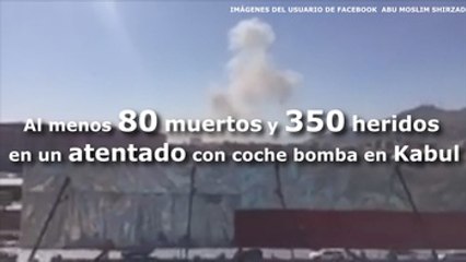 Al menos 80 personas murieron en un atentado con coche bomba en Kabul