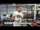 wbc champ carlos cuadras in camp with robert garcia - EsNews Boxing
