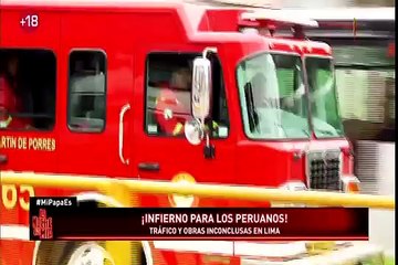 Ciudadanos tienen que lidiar con el tráfico y las obras inconclusas
