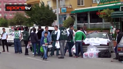 Konyaspor taraftarı Eskişehir'e akın etti