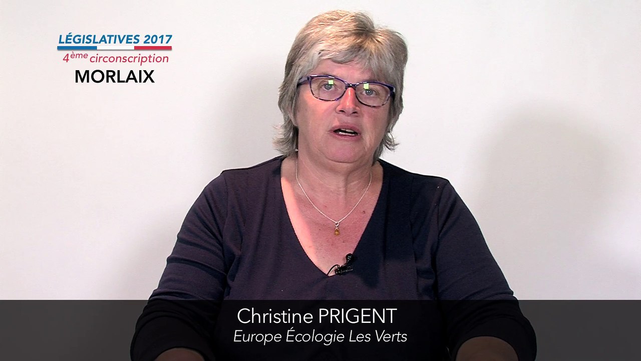 Législatives 2017. Christine Prigent : 4e circonscription du Finistère (Morlaix)