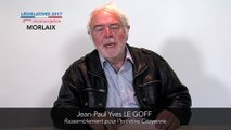 Législatives 2017. Jean-Paul Yves Le Goff : 4e circonscription du Finistère (Morlaix)
