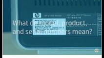 How to check HP product Serial Number, Model Number and Product Number