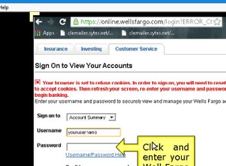 Wells Fargo Bank Login Tutorial