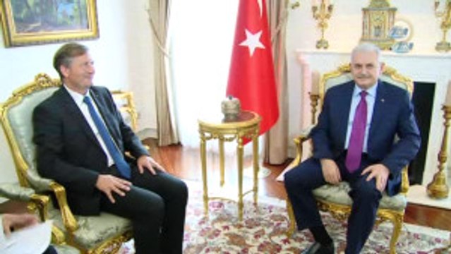 Başbakan Yıldırım, Slovenya Başbakan Yardımcısı Karl Victor Erjavec'i Kabul Etti