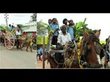 Teachers in Chamarajanagar Bring Students To School In A Sarot Along With Band