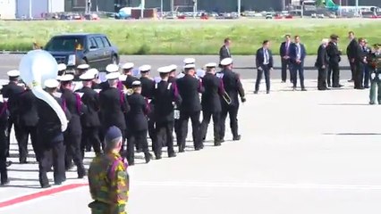 Bekijk hoe Trump landt op Belgisch bodem