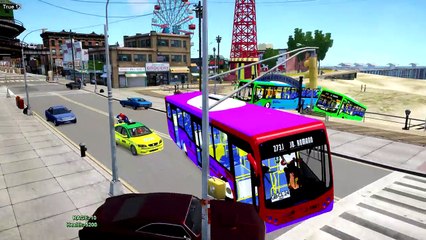 Wheels On The Bus Colors for Kids & Spiderman Civil War / Nursery Rhymes Children Songs