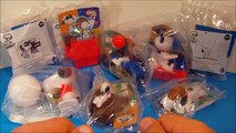 2007 WORLD FAMOUS SNOOPY SET OF 8 BURGER KING KIDS MEAL TOYS VIDEO REVIEW