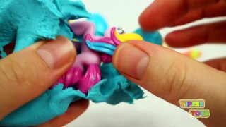 [Play-doh] Play Doh Surprise Eggs Spongebob Palace Pets Peppa Pig My Little Pony Thomas Disney Princess