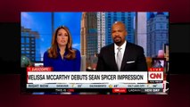 Melissa McCarthy channels Sean Spicer on SNL