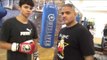 ryan garcia hard hitting boxing standout killing the heavybag EsNews Boxing
