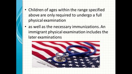 what is immigration physical and how it's entitle?