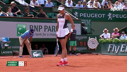 Roland-Garros 2017 : Kontaveit dicte le jeu (6-7, 6-4, 2-2)