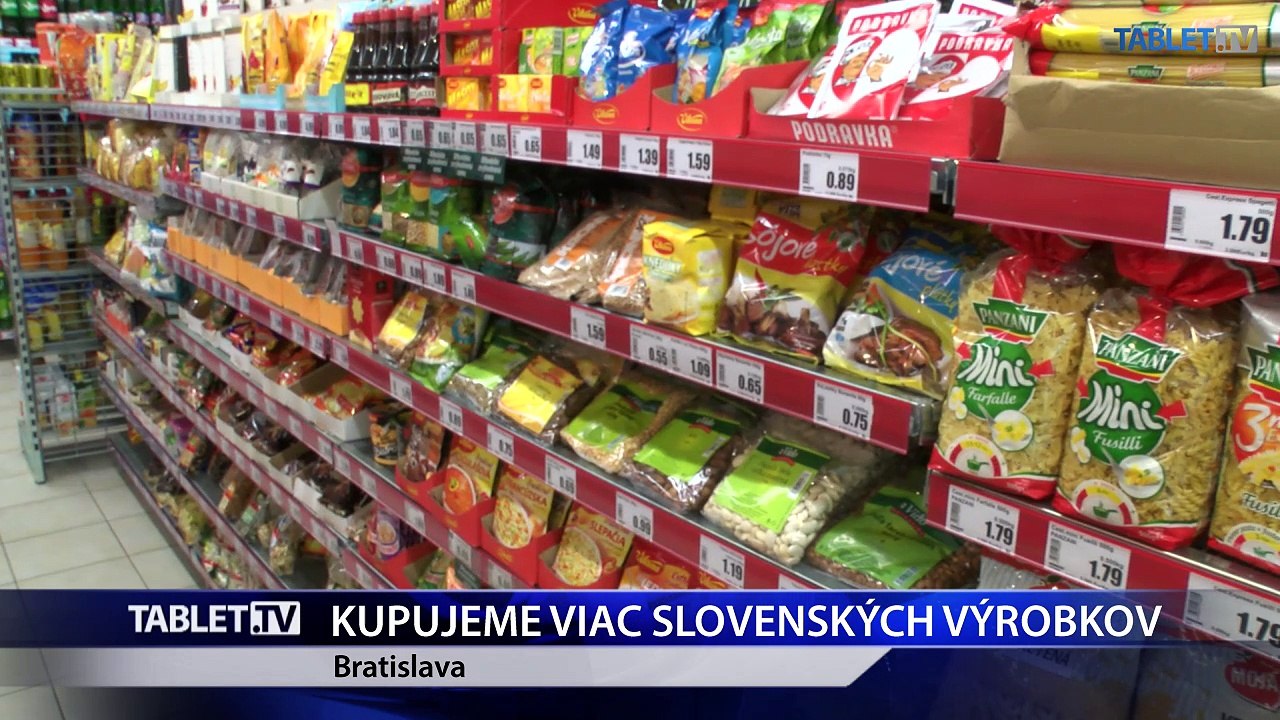 Slovenský spotrebiteľ sa polepšil. Nakupuje viac domácich výrobkov