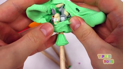 [Play-doh] Play Doh Surprise Eggs Lollipops Shopkins Lalaloopsy Hello Kitty Lego Minions