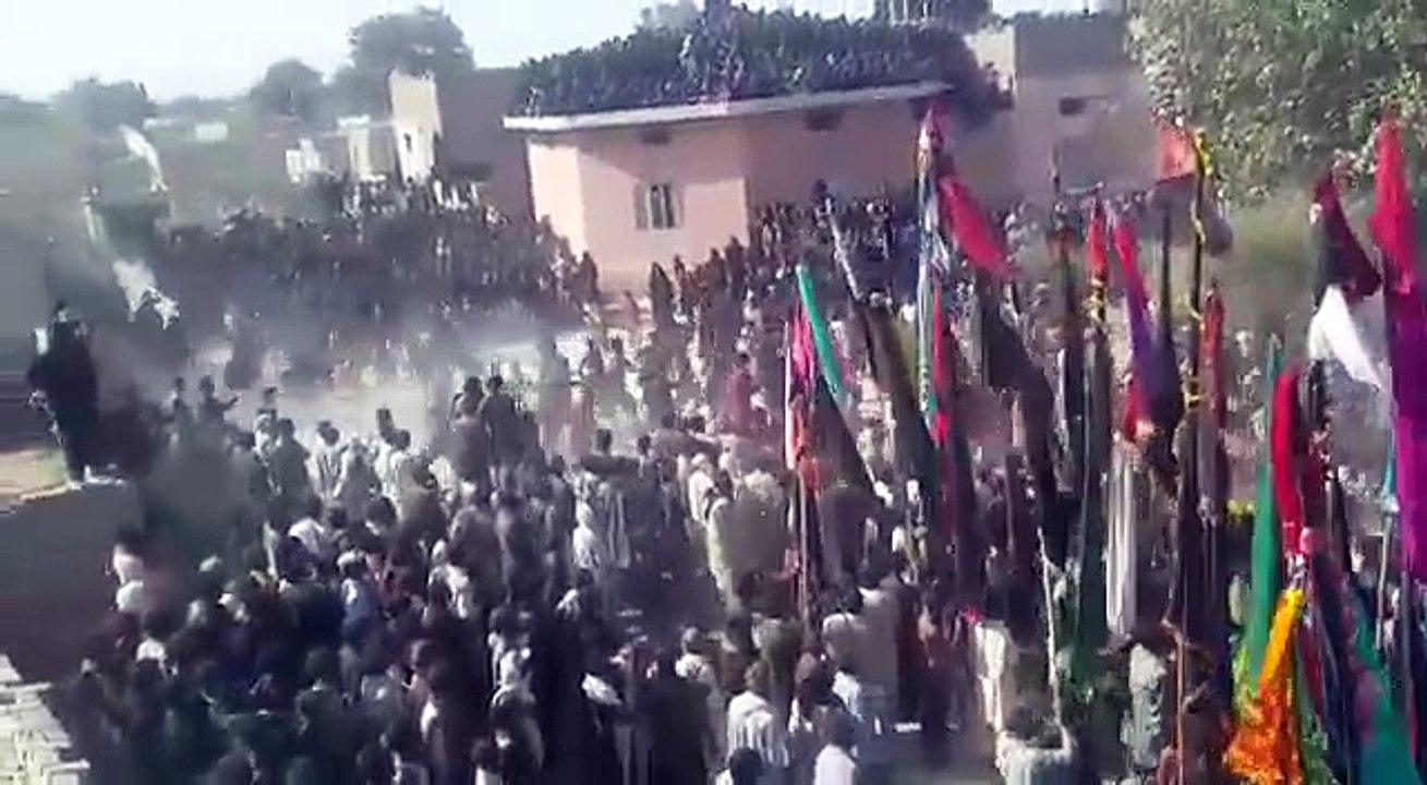 Noha Hussain ghohar 10th muharram jealous pipli rajan Sadat bahawalpur  zanjeer zani matam dari azadari 2017